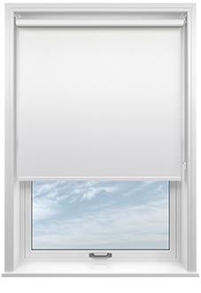 Shimmer (Blackout), Crystal White - Roller Blind